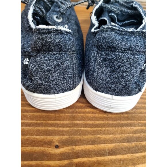 Tommy Bahama Womens Slip-On Sneakers Lace-Up Detail Heathered Gray Knit Size 7 - Picture 6 of 10